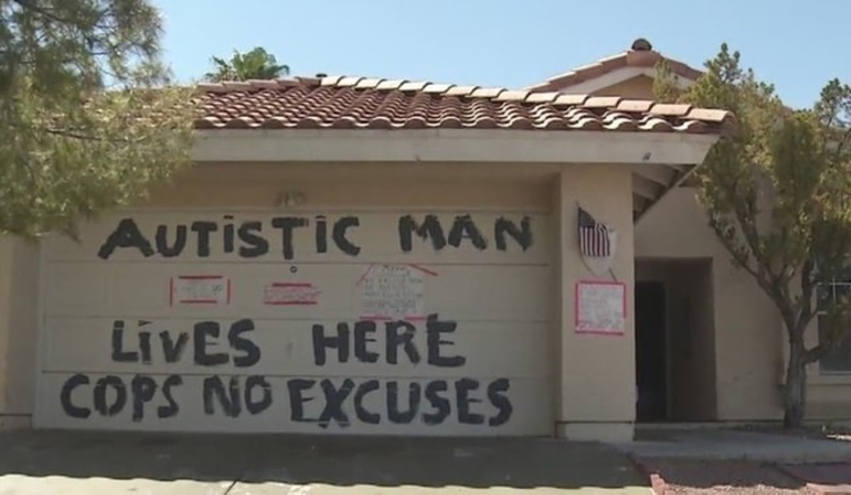 autistic man lives here
