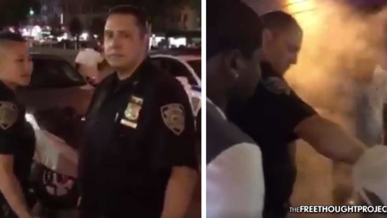 WATCH: Cop Walks Up to Family BBQ, Pours Water on Their Food, Walks Away