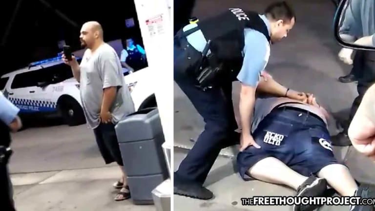 WATCH: Cops Taser, Pepper Spray Dad in Front of His Kids, for Filming