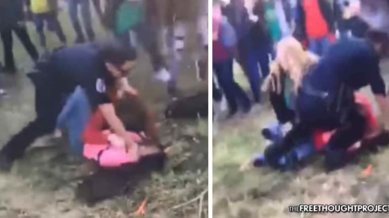 Shocking Video of Cop Choking, Kneeing Middle School Girls Highlights a Disturbing Trend