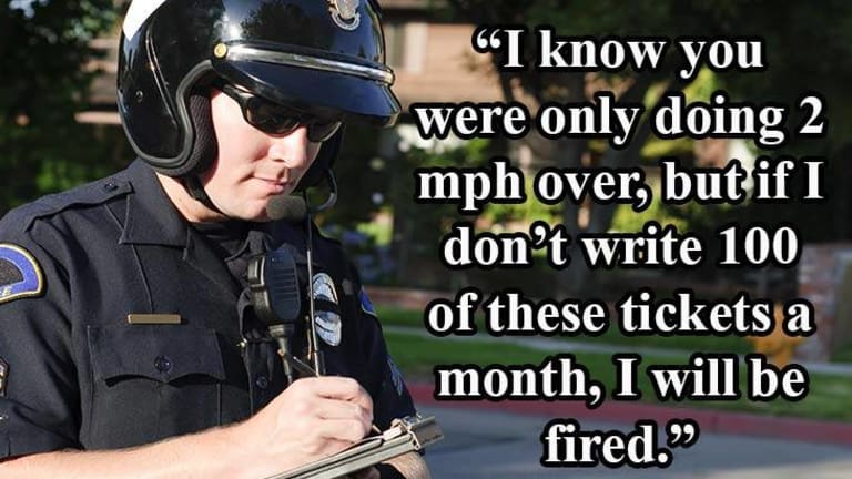 Cops Across the Country Being Disciplined, Not for Brutality, But for Not Writing Enough Tickets