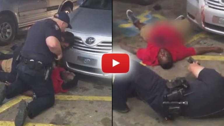 Graphic New Video Surfaces Showing Police Execute Alton Sterling as they Held His Arms Down