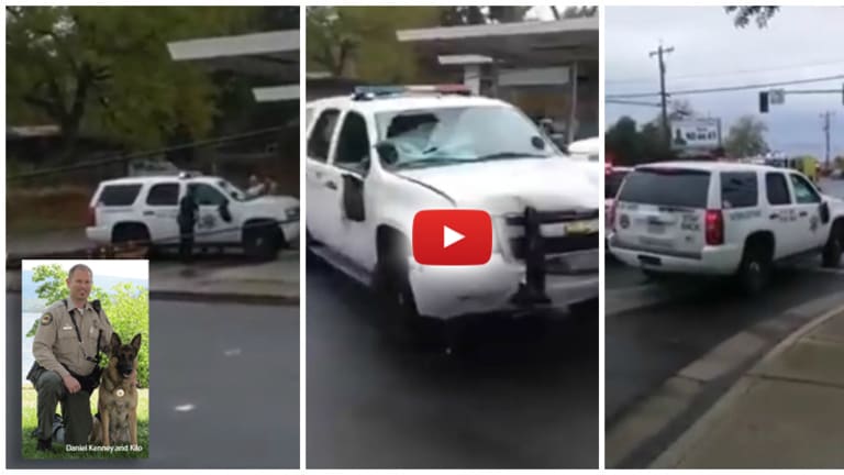Blue Privilege in Action: Video Shows Cop Crashing into Cars & Fleeing Police -- No Arrest, No Charges
