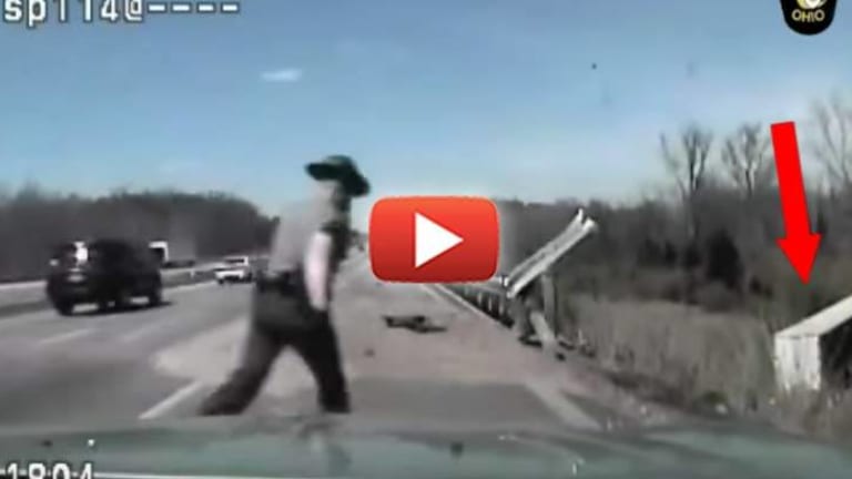 This is What Americans Want from Police: Dramatic Video Shows Hero Cop Save Trucker's Life