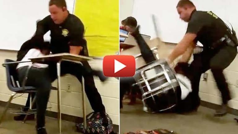 Since this Cop Attacked a School Girl, Only Ones Facing Jail are the Victim and a Girl Who Filmed It