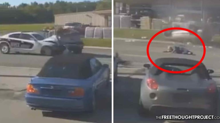 WATCH: Cop Abuses Power, Smashes Into Elderly Couple While Speeding—Court Blames Couple