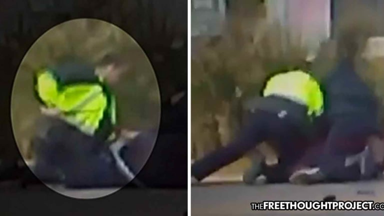 Graphic Video Shows 2 Cops Savagely Beat a Woman With Baton and Fists Over Traffic Stop