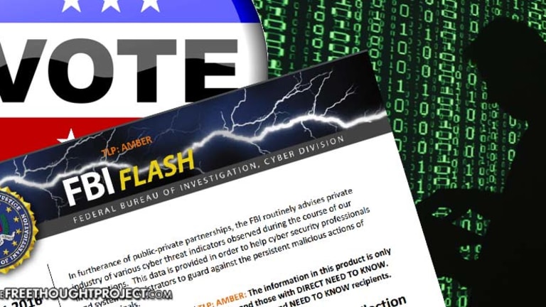 BREAKING: Leaked FBI Alert Admits Hackers Penetrated US Election Systems
