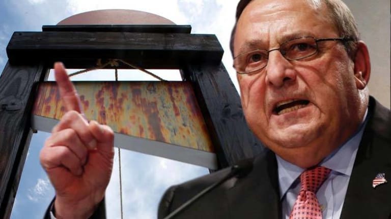 Maine Governor Says 'Bring The Guillotine Back' & Hold 'Public Executions' for Drug Offenders
