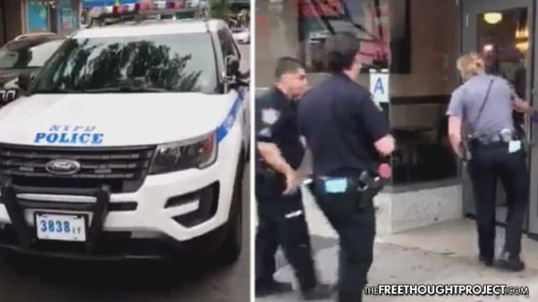 EXCLUSIVE: Cops Caught on Video Blocking Road, Creating Traffic Jam—To Get Starbucks