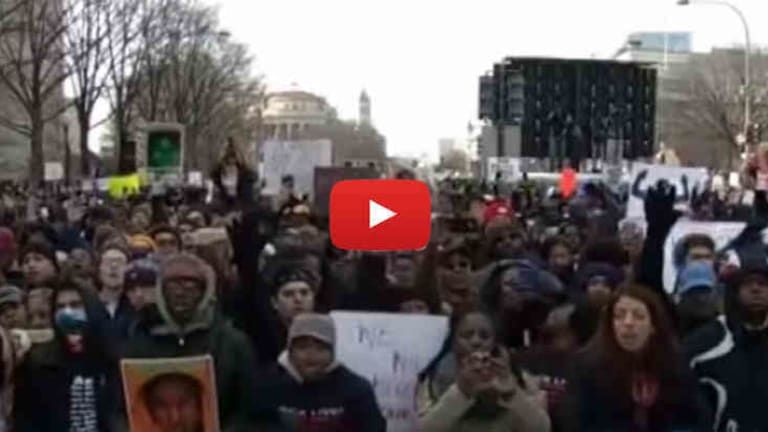 FOX Affiliate Caught Editing Video of Protest Chant: Faked Protesters Saying "Go Kill A Cop!"