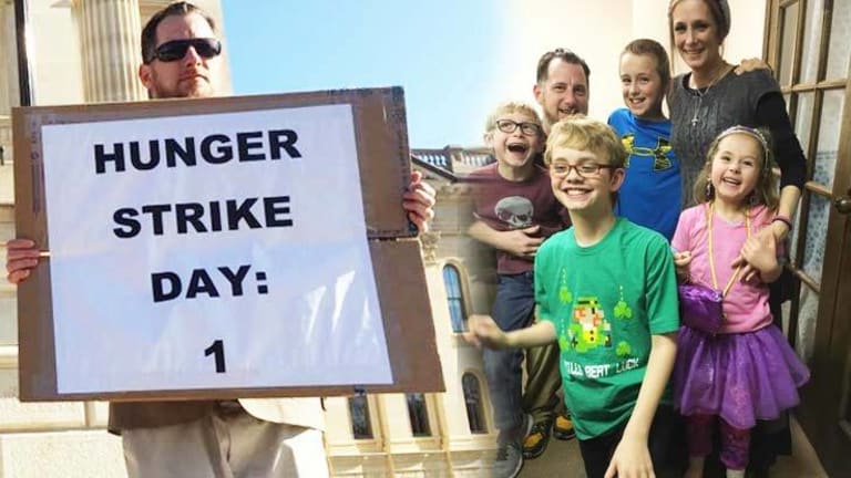 Vet Goes on Hunger Strike After the State Took His Kids for Him Legally Using Cannabis for PTSD