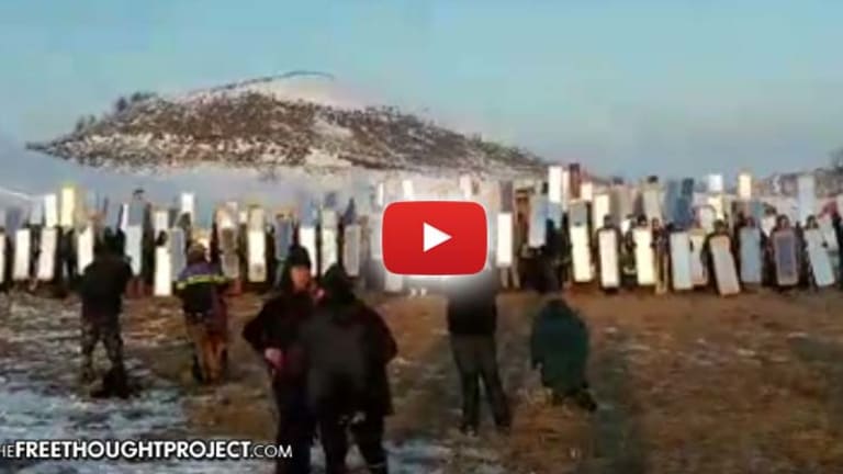 'Shoot at Us First': Veterans Form Literal 'Human Shield' to Protect Standing Rock Protesters from Cops