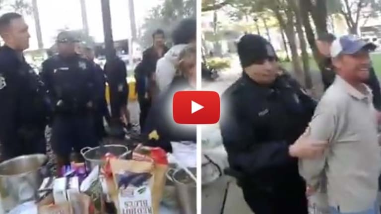 WATCH: Cops Raid Charity, Arrest 7 Volunteers for Feeding the Homeless
