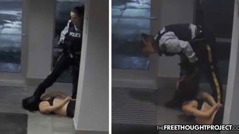 Cop Charged After Dragging Innocent Student Facedown Through the Hall, Stomping Her Face