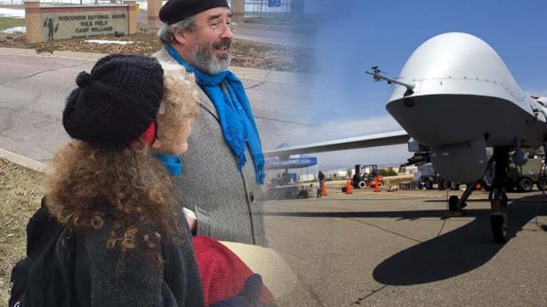 Activists Arrested, Being Held Prisoner for Bringing a Peace Offering to Wisconsin Drone Base