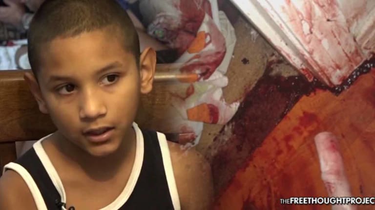 SWAT Holds 10yo Boy at Gunpoint as They Beat His Grandpa, Kill Dog in Front of Him
