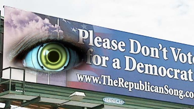 Political Billboards Now Scanning Your Face to Analyze Your Reaction - Seriously