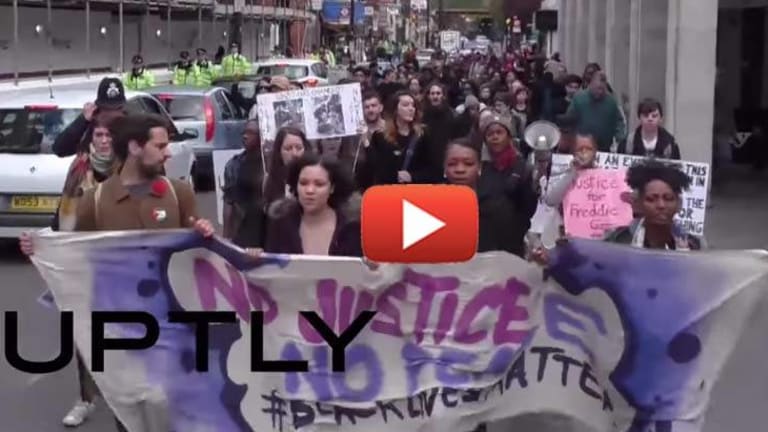 Baltimore Protests Spread to London, Hundreds Turn Out in Solidarity Rally