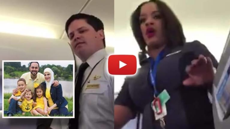Infuriating Video Shows Muslim Family Kicked Off Plane in Chicago for "How they Looked"