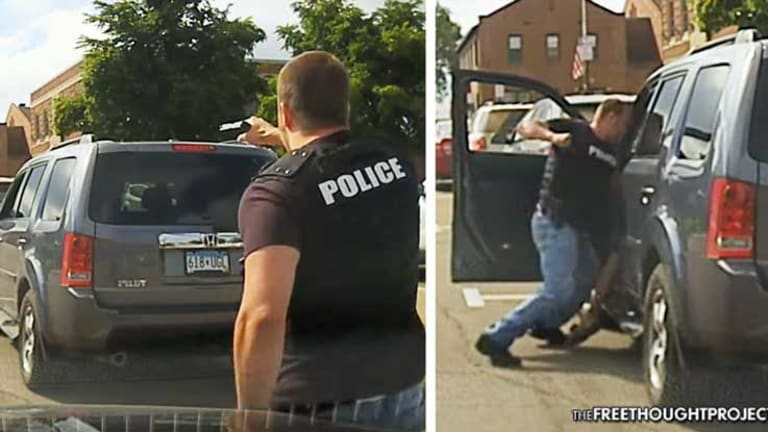WATCH: Cop Snaps in a Fit of Road Rage, Drags Man from Car, Beats Him to a Pulp for No Reason