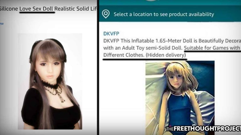 As Amazon Bans Vaccine Documentary, Child Sex Dolls Openly Sold on Their Website