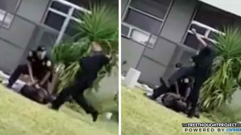 Cop Fired After Video Shows Him Kick Handcuffed Man's Head Like a Soccer Ball