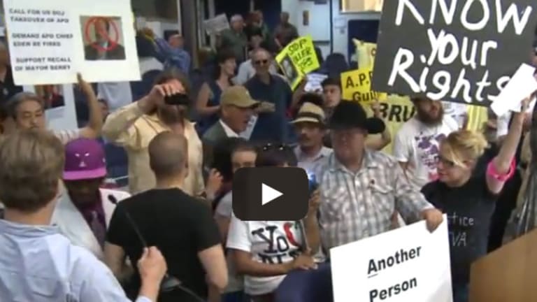 VIDEO: Citizens Take Over Albuquerque City Council, Call For the Arrest of Chief