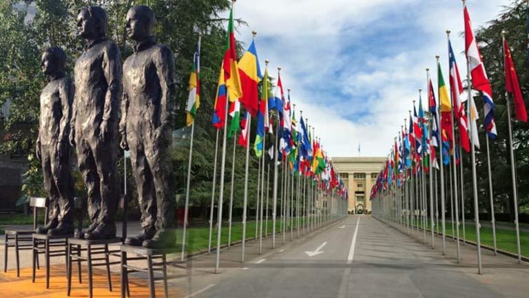 Take That Tyrants! Whistleblowers Statue Now Displayed Outside of UN Human Rights Council