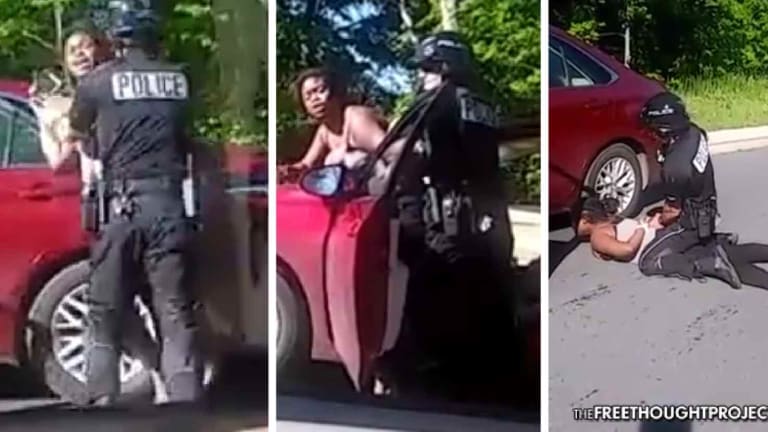 WATCH: Speeding Stop Gets Mom Assaulted & Arrested in Front of Her Kids