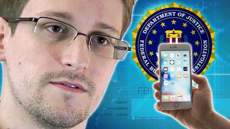 Edward Snowden Exposes the FBI's Claims About Apple's iPhone as "Fraudulent Bulls**t"