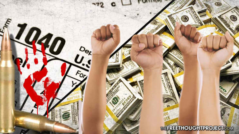 Thousands Refuse to Pay Up on Tax Day Because it Funds War—Give Money to Charity Instead
