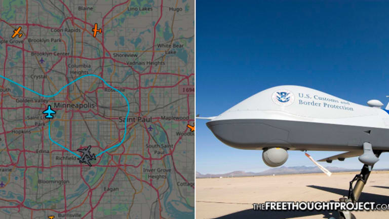 US Border Patrol Reportedly Using Drones To Spy on Minneapolis Protests