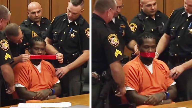 WATCH: Judge Humiliates Man During Sentencing By Ordering His Mouth be Taped Shut