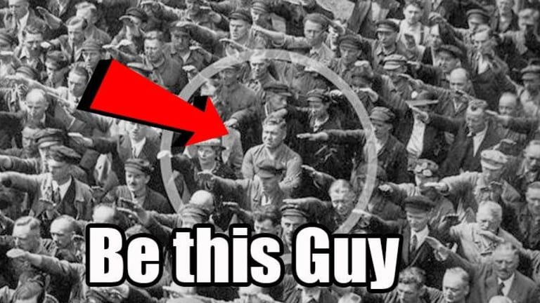 The Story Behind the Iconic Photo of the Man who Defied Hitler & the Nazis by Refusing to Salute