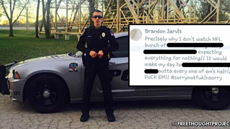 Cop Not Disciplined for Insanely Racist Facebook Post About "Greasy Headed Moon Crickets"
