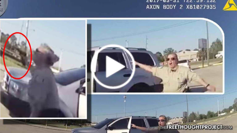 WATCH: Cops Do Nothing as Fellow Cop Snaps, Pulls Gun, Threatens to Kill Innocent Woman