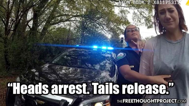 WATCH: Cops Flip Coin to Decide on Jailing Woman for Speeding, Then They Kidnap Her