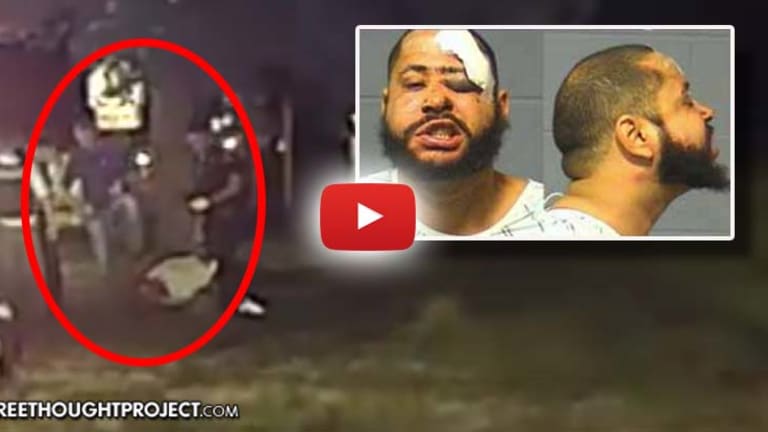 Disturbing Video Shows a Cop Stomp Handcuffed Man's Head So Hard He Bounces Off the Ground