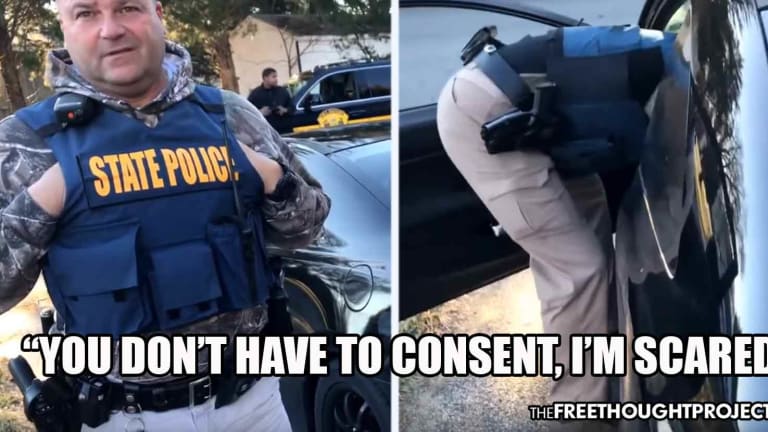 WATCH: Cops Say Their 'Fear' Allows Them to Trample the 4th Amendment