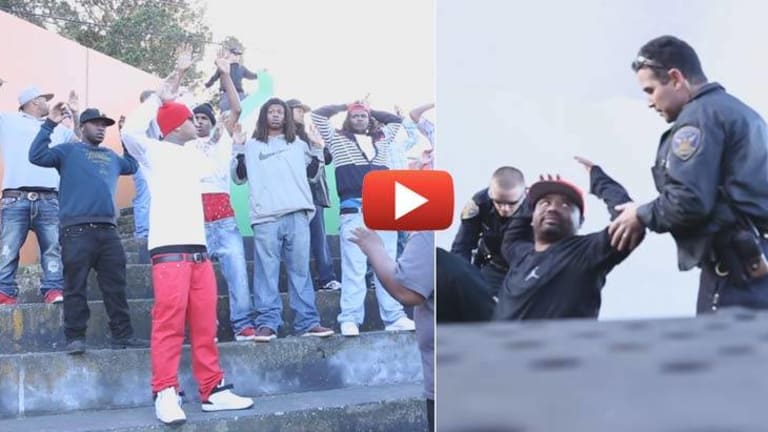 Swarms of Cops with Guns Drawn, Raid Music Video Set, Unlawfully Cuff and Search Entire Cast