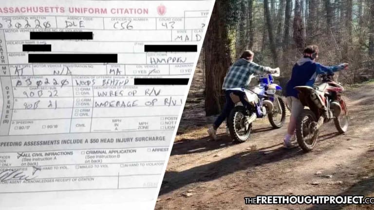 Innocent Teens Detained, Fined $3,000 for Riding Dirt Bikes On Their Own Property