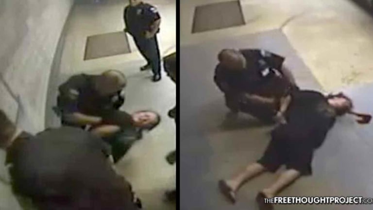 Cop Caught on Video Smashing Handcuffed Woman's Face to the Floor—No Charges