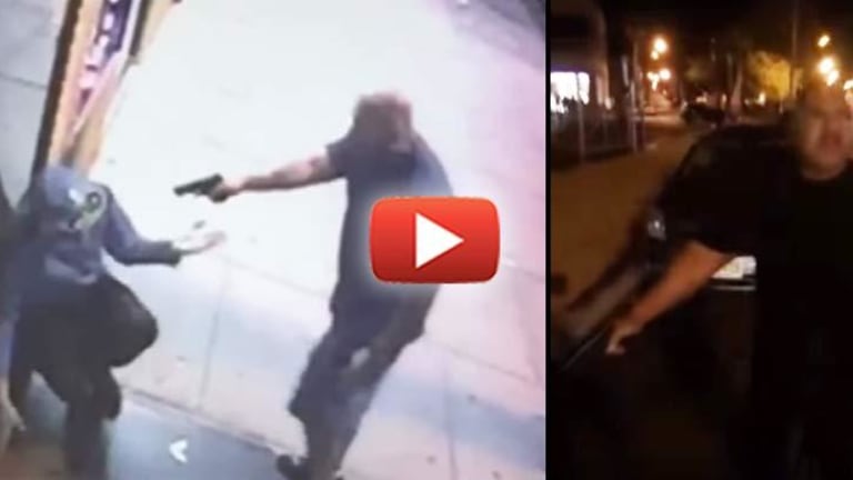 Crazed Cop Caught on Multiple Videos Beating Innocent People and Holding them at Gunpoint