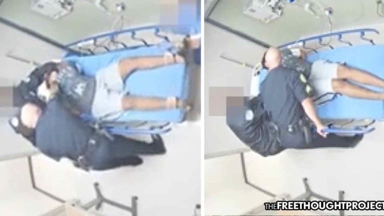 WATCH: Cop Beats Handcuffed Man in Hospital Bed, Strangles Him for Over 1 Minute