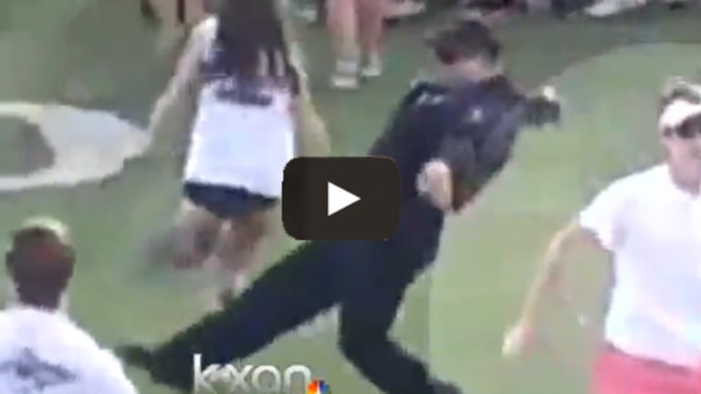 Crazy Cop Starts Kicking, Tripping, and Shoving Multiple High School Kids at Soccer Match
