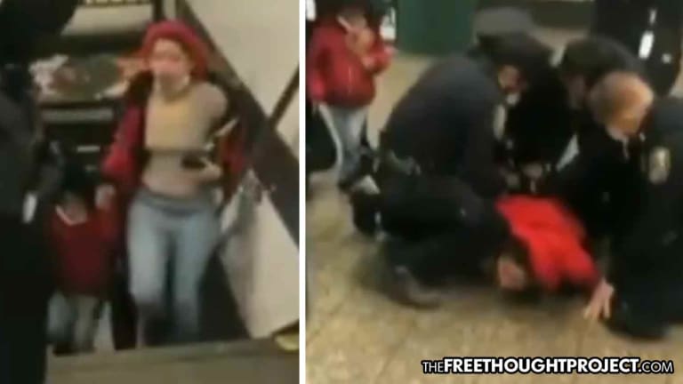 WATCH: Cops Brutally Attack Mom in Front of Her Child for Improperly Wearing Mask
