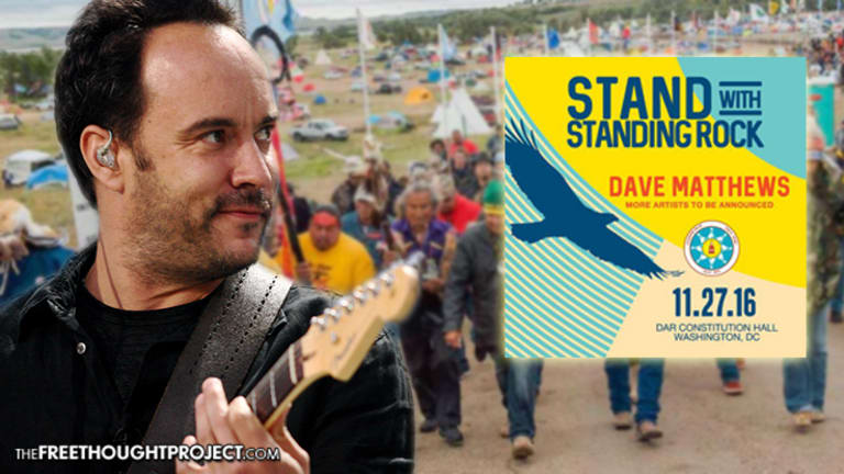 Dave Matthews Plays for Standing Rock Camp -- Announces 'Stand with Standing Rock' Benefit Concert