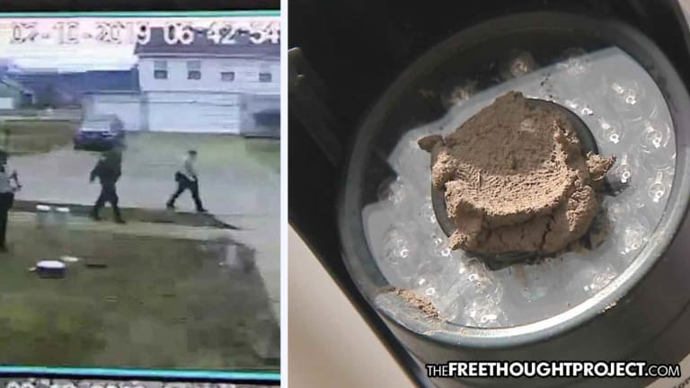 WATCH: Cops Cover Innocent Homeowner's Camera with Mud, to Hide Their Corruption