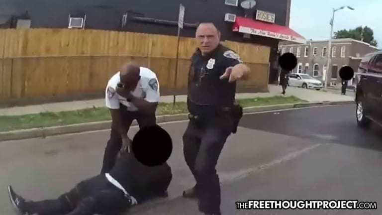 Cop Flips His Lid, Attacks and Falsely Arrests Man For Saying the 'Ground is Wet'